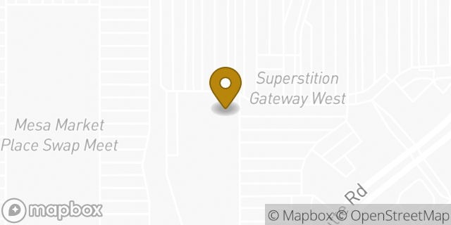 Map showing the location of Marshalls in Mesa, AZ 85209