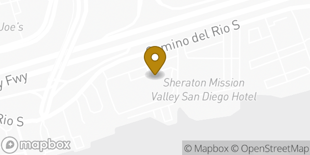Map showing the location of Enterprise Rent-A-Car in San Diego, CA 92108