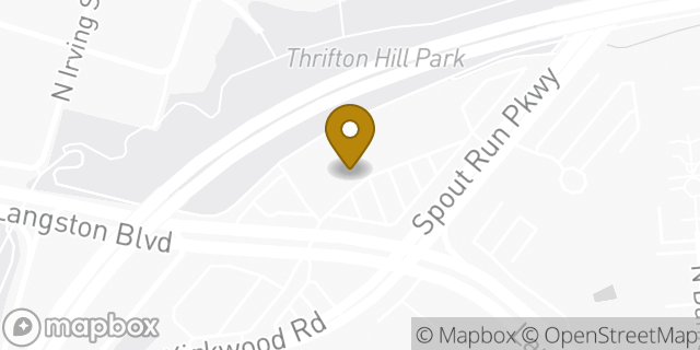 Map showing the location of Cvs Pharmacy in Arlington, VA 22201