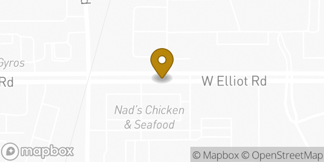 Map showing the location of Chase ATM in Tempe, AZ 85284