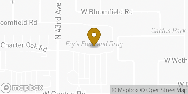 Map showing the location of Coinstar in Phoenix, AZ 85029