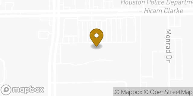 Map showing the location of Subway in Houston, TX 77045