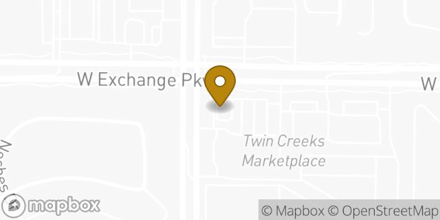 Map showing the location of Starbucks in Allen, TX 75013