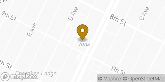 Map showing the location of Coinme in Coronado, CA 92118