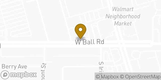 Map showing the location of Subway in Anaheim, CA 92805