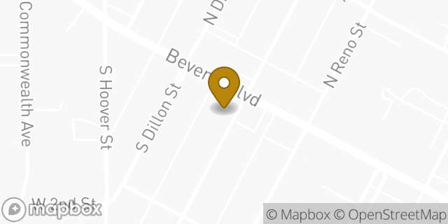 Map showing the location of 7-Eleven in Los Angeles, CA 90057