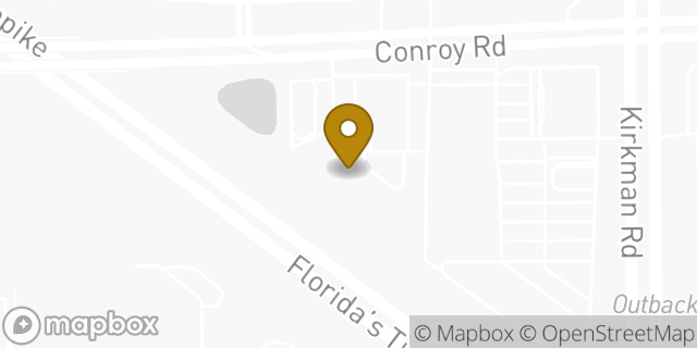 Map showing the location of CubeSmart Self Storage in Orlando, FL 32811