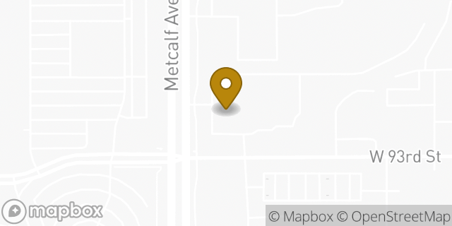 Map showing the location of Bob Allen Ford in Overland Park, KS 66212