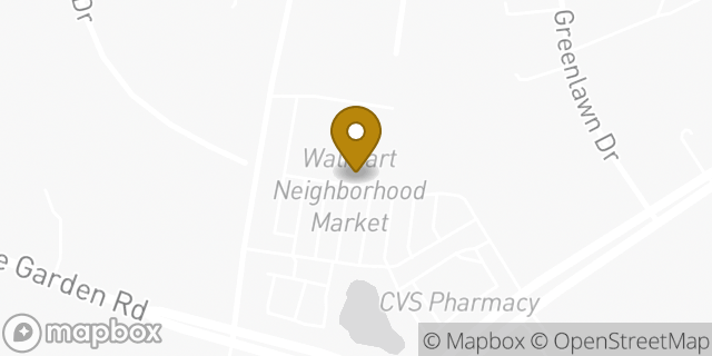 Map showing the location of Walmart Neighborhood Market Kernersville in Kernersville, NC 27284