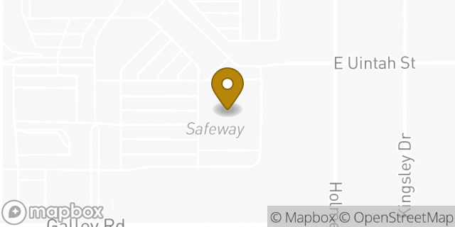 Map showing the location of Coinme in Colorado Springs, CO 80909