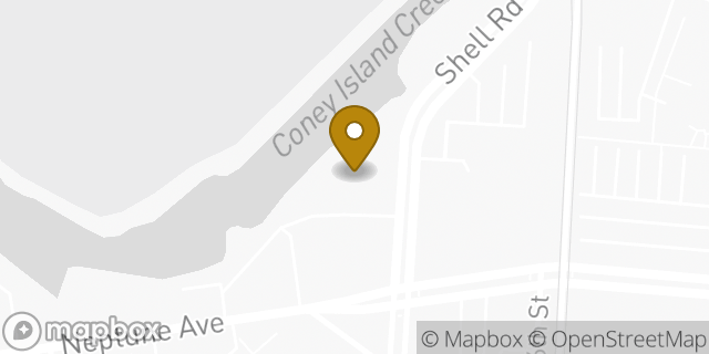 Map showing the location of CubeSmart Self Storage of Brooklyn in Brooklyn, NY 11224