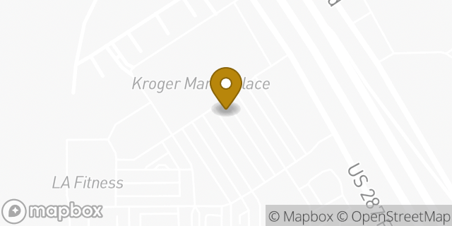 Map showing the location of Kroger in Arlington, TX