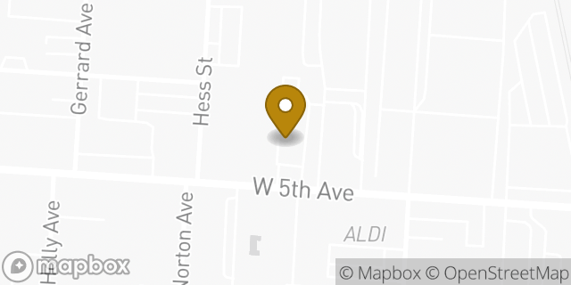 Map showing the location of McDonald's in Columbus, OH 43212