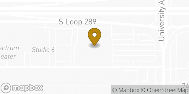 Map showing the location of Target in Lubbock, TX 79423