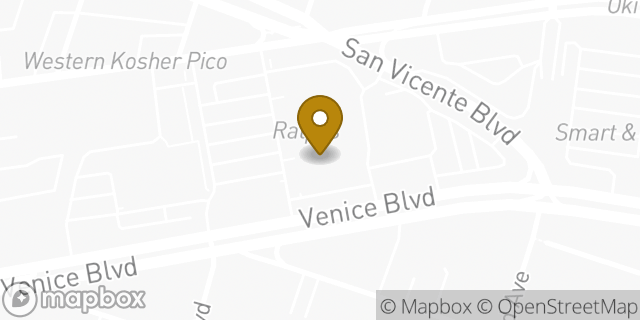 Map showing the location of CVS Pharmacy in Los Angeles, CA 90019