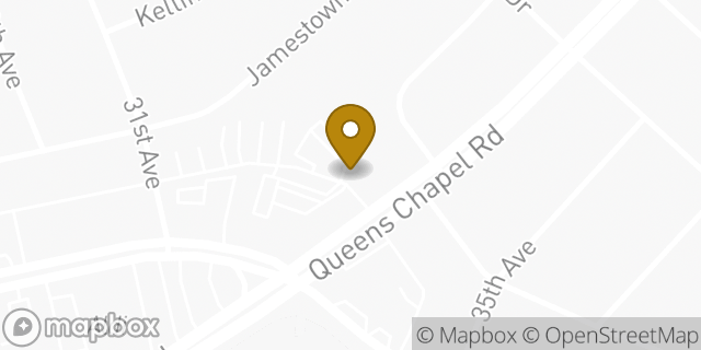 Map showing the location of AutoZone in Hyattsville, MD 20782