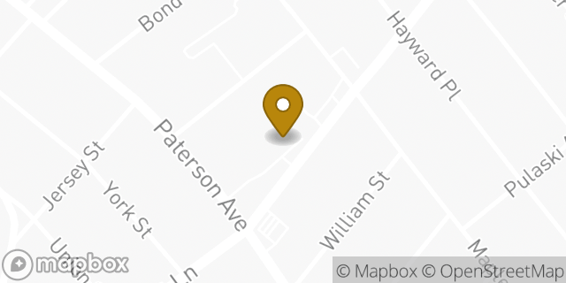 Map showing the location of Amazon Locker - Neal in Wallington, NJ 07057