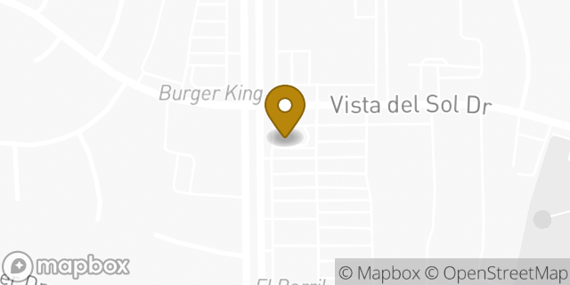 Map showing the location of McDonald's in El Paso, TX 79936