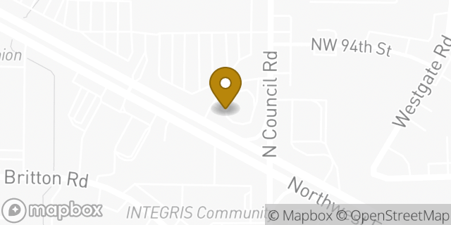 Map showing the location of McDonald's in Dallas, TX 75238