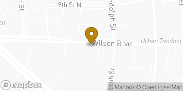 Map showing the location of CVS Pharmacy in Arlington, VA 22203