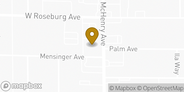 Map showing the location of Walgreens in Modesto, CA 95350