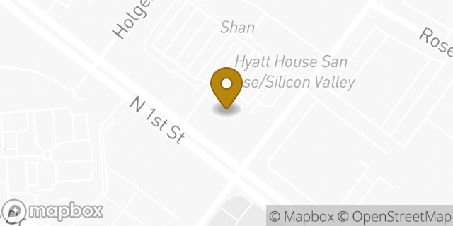 Map showing the location of CVS Pharmacy in San Jose, CA 95134