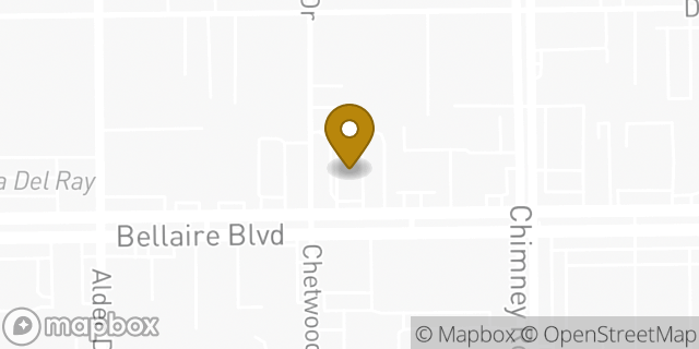 Map showing the location of McDonald's in Houston, TX 77081