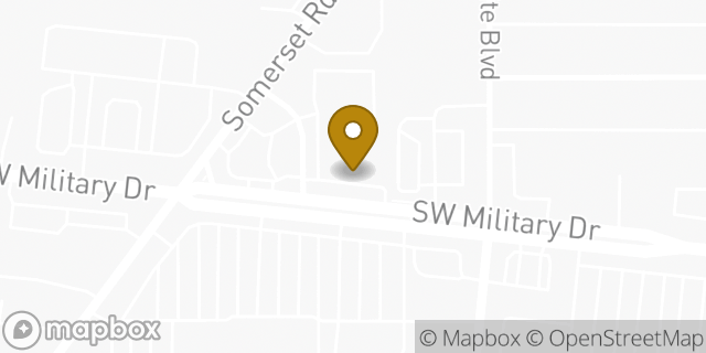 Map showing the location of Enterprise Rent-A-Car in San Antonio, TX 78224