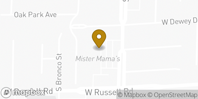 Map showing the location of The UPS Store in Las Vegas, NV 89118