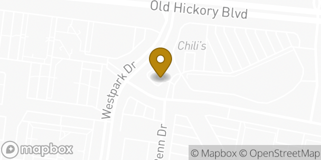 Map showing the location of Starbucks in Brentwood, TN 37027