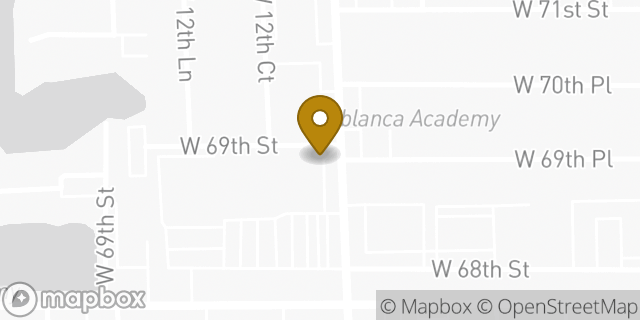 Map showing the location of Subway in Hialeah, FL