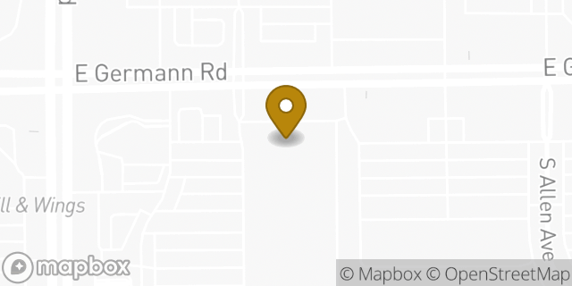 Map showing the location of HOTWORX - Gilbert, AZ - Germann & Gilbert in Gilbert, AZ 85297