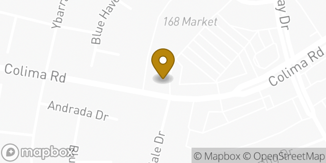 Map showing the location of Subway in Rowland Heights, CA 91748