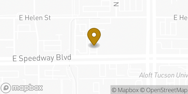Map showing the location of McDonald's in Tucson, AZ 85719
