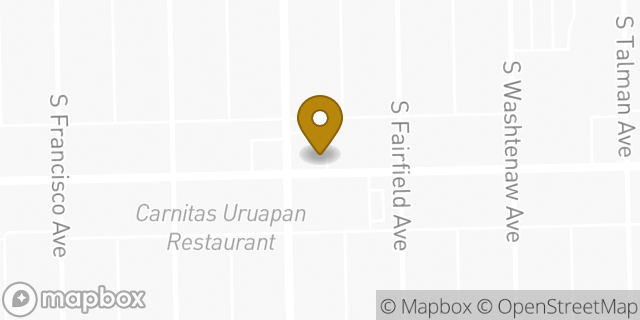 Map showing the location of Subway in Chicago, IL 60632