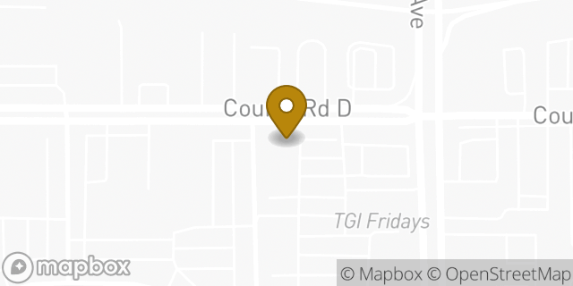 Map showing the location of Chipotle Mexican Grill in Maplewood, MN 55109