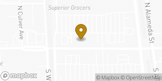 Map showing the location of Subway in Compton, CA 90220