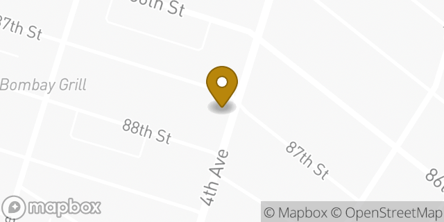 Map showing the location of Dunkin' in Brooklyn, NY 11209
