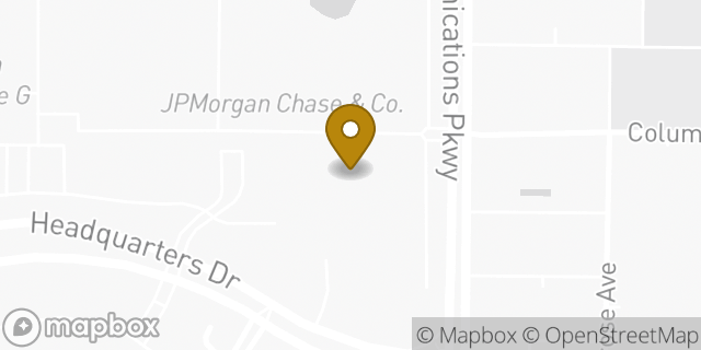 Map showing the location of Starbucks in Plano, TX 75024