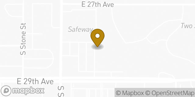 Map showing the location of The UPS Store in Spokane, WA 99223