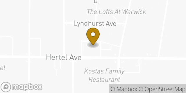 Map showing the location of Walgreens in Buffalo, NY 14216