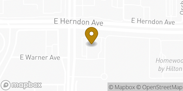 Map showing the location of CVS Pharmacy in Fresno, CA 93710