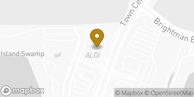 Map showing the location of Aldi in Jacksonville, FL 32246