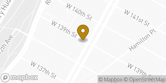 Map showing the location of Subway in New York, NY 10031