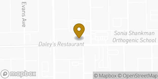 Map showing the location of The UPS Store in Chicago, IL 60637