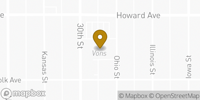 Map showing the location of Coinme in San Diego, CA 92104