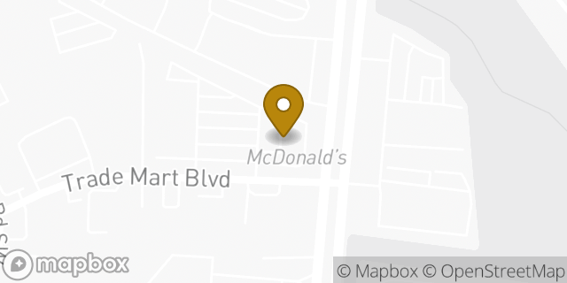 Map showing the location of McDonald's in Winston-Salem, NC 27127