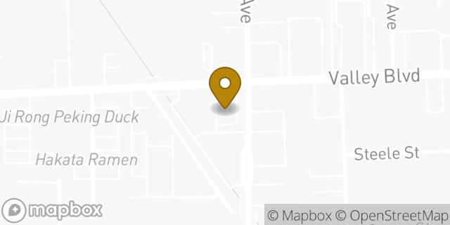 Map showing the location of McDonald's in Rosemead, CA 91770