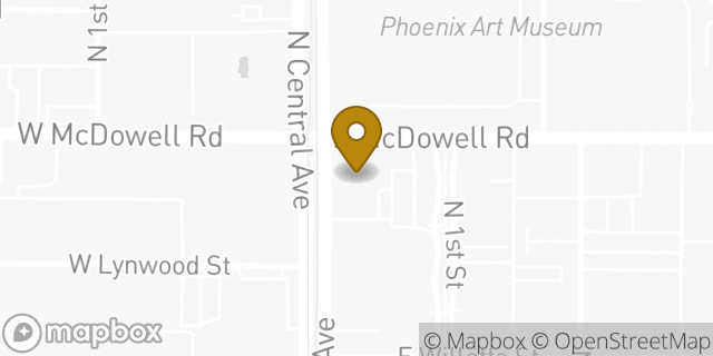 Map showing the location of CVS Pharmacy in Phoenix, AZ 85004