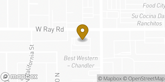 Map showing the location of McDonald's in Chandler, AZ 85225